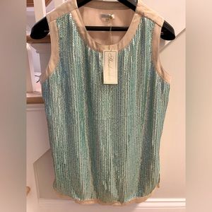 Shoshanna Sequin Tank top, size 6